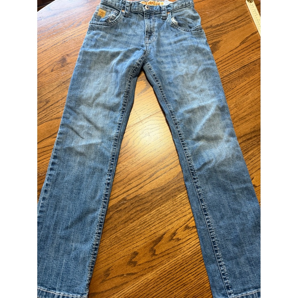 Cinch Boys Slim Fit Jeans Medium Wash Blue Denim Western Size 14S MB16781002